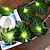 voordelige LED-lichtstrengen-3m 20leds palmblad hawaiian tropical party decor verlichting voor huis tuin outdoor indoor jungle aan zee outdoor camping party decoraties