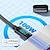 preiswerte Handy-Kabel-USB-C-Kabel 100W USB-Verlängerung 5 A Ladekabel Nylon geflochten LED-Anzeige Für Samsung Handy-Zubehör