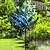 preiswerte Terrassendekoration-Harlow Windspinner-Rotator, Garten-Windspinner, rotierende 3D-Windmühle mit kinetischem Wind, blauer Lotus-Windspinner, reflektierender Windspinner-Ro-Tator, dynamischer Windspinner, Lotus-Windmühle für den Garten