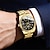 お買い得  クォーツ腕時計-ビンボンド男性クォーツ時計高級大型ダイヤルファッションビジネス夜光カレンダー防水合金時計