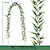 お買い得  人工観葉植物-178cm 緑の植物のシミュレーション 籐のカメの背の葉のシミュレーション 籐の装飾のシミュレーション 造花のつる 緑の植物 吊り天井の葉 結婚式の装飾