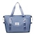 cheap Travel Bags-Men&#039;s Women&#039;s Handbag Duffle Bag Oxford Cloth Shopping Beach Travel Zipper Large Capacity Waterproof Lightweight Solid Color Black Pink Blue