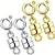 cheap Beading Making Kit-Magnetic Necklace Clasps and Closures - Gold and Silver Plated Bracelet Connectors for Necklaces Chain Jewelry Making