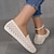 cheap Women&#039;s Flats-Women&#039;s Sandals Flats Slip-Ons Slip-on Sneakers Comfort Shoes Daily Walking Solid Color Hollow-out Cut-out Summer Flat Heel Round Toe Classic Casual Minimalism Walking PVC Loafer Black White Beige