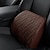 cheap Car Headrests&amp;Waist Cushions-Memory Foam Car Neck Pillow PU Leather Auto Seat  Dropshipping Headrest Cushion Automobile Interior Accessoire