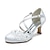 ieftine Pantofi de Mireasă-Pentru femei pantofi de nunta Pantofi pumps Cadouri de Valentin Petrecere Tocuri de nunta Pantofi de mireasa Pantofi de domnișoară de onoare Floare de satin Sclipici Strălucitor Dantelă Toc Îndesat