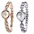 ieftine Ceasuri Quartz-ceasuri elegante de mână pentru femei brățară cu strasuri ceas cu quartz analog pentru femei ceas cu cadran mic din cristal