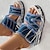 cheap Women&#039;s Sandals-Women&#039;s Sandals Slippers Wedge Sandals Plus Size Outdoor Slippers Daily Solid Color Summer Wedge Heel Open Toe Casual Canvas Blue