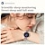 abordables Montres connectées-696 NX19 Montre intelligente 1.3 pouce Smartwatch Montre Connectée Bluetooth Podomètre Rappel d&#039;Appel Moniteur de Sommeil Compatible avec Android iOS Femme Mode Mains-Libres Rappel de Message Cadran