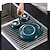 billige Kjøkkenoppbevaring-sammenleggbar oppvaskstativ, tørketrommel i rustfritt stål over kjøkkenvasken, sammenleggbart opprullingsstativ grå for oppvask kopper fruktgafler