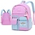 Недорогие Книжные пакеты-милый рюкзак противоугонная нейлоновая школьная сумка для детей девочек мультфильм детский рюкзак школьный повседневный рюкзак книжные сумки eth, обратно в школу подарок