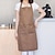 cheap Aprons-Chef Apron For Women and Men, Kitchen Cooking Apron, Personalised Gardening Apron with Pocket, Cotton Canvas Work Apron Cross Back Heavy Duty Adjustable