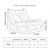 cheap Armchair Cover &amp; Armless Chair Cover-Caterpillar Sofa Cover Bean Bag Chair Cover Stretch Lazy Sofa Slipcover for Kids and Adults Soft Storage Bean Bag Chair Cover Without Filling &amp; Pouf Cover