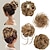 cheap Chignons-4 Pcs Messy Hair Bun Hairpiece Fake Hair Bun Messy Bun Scrunchie Hair Pieces for Updos Bun Wig Hair Extensions Pieces for Women