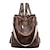 Недорогие Рюкзаки-винтажный шипованный декор молния рюкзак женская искусственная кожа двухсторонняя сумка для работы