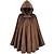 cheap Historical &amp; Vintage Costumes-Pirate Viking Witches Retro Vintage Medieval Renaissance Cape hooded cloak Women&#039;s Costume Vintage Cosplay Party LARP Cloak Halloween
