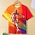 cheap Boy&#039;s 3D T-shirts-Boys 3D Graphic Geometric T shirt Tee Short Sleeve 3D Print Summer Spring Active Sports Fashion Polyester Kids 3-12 Years Outdoor Casual Daily Regular Fit
