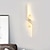 economico Lampade LED da parete-lightinthebox applique da parete a led per interni liner desin 60-120 cm/23,4-46,8 pollici curva per interni moderna semplice lampada da parete a led lampada da parete in silicone è applicabile a