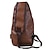 cheap Laptop Bags,Cases &amp; Sleeves-Fashion Men&#039;s Casual Crossbody Pouch PU Leather Shoulder Bag Leisure Chest Pack