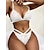 cheap Sexy Bodies-Women&#039;s Sexy Bodies Lingerie Set Sets Pure Color Fashion Lovers Hot Xmas Home Christmas Bed Lace Breathable V Wire Sleeveless Backless Summer Spring Black White