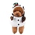cheap Dog Clothes-Dog Costume Dog Cat Costume Pet Pouch Hoodie Cosplay Funny  Halloween Winter Dog Clothes Puppy Clothes Dog Outfits Soft Costume for Halloween/Carnival