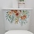 halpa Koristeelliset seinätarrat-luovat kukat wc tarrat kylpyhuone wc kansi koristeellinen tarra