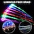 cheap Decorative Lights-Led Light Up Fairy Hair Accessories Braid Extension Clips For Women Girls Glow In The Dark Party Favors Supplies Neon Rave Accessories Wig For Festival Halloween Christmas Birthday