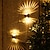billige Udendørsvæglamper-led solar lys udendørs have væglamper ip65 vandtæt solar hegn lampe juledekoration festoon led lys