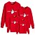 cheap Tops-Family Tops Sweatshirt Cotton Letter Daily Print Black Red Long Sleeve Mommy And Me Outfits Active Matching Outfits