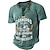 Χαμηλού Κόστους ανδρικό μπλουζάκι henley-γιορτή του πατέρα μπλουζάκια μοτοσικλέτα vintage ανδρικό 3d πουκάμισο για γενέθλια | καφέ καλοκαιρινό βαμβάκι | henley Raglan γράμματα γραφικά στάμπες ρούχα υπαίθρια ρούχα καθημερινά κοντομάνικα