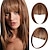 halpa Otsahiukset-clip in otsatukka hiuspidennykset hiusklipsi ohuisiin otsatukkaisiin hiuksiin fake otsatukka klipsi ihmisessä hiuslisäkkeillä naisille luonnolliset peruukit otsatukka klipsi