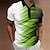 cheap Men&#039;s 3D Zipper Polo-Men&#039;s Polo Shirt Lapel Polo Button Up Polos Golf Shirt Gradient Graphic Prints Geometry Turndown Blue-Green Red Blue Green Gray Outdoor Street Short Sleeves Print Clothing Apparel Sports Fashion