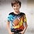 voordelige jongens 3d t-shirts-Jongens 3D Grafisch T-shirt Korte mouw 3D-afdrukken Zomer Lente Actief Sport Modieus Polyester Kinderen 3-12 jaar Buiten Casual Dagelijks Normale pasvorm