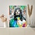 cheap People Prints-People Wall Art Canvas Jesus Christ Prints and Posters Abstract Portrait Pictures Decorative Fabric Painting For Living Room Pictures No Frame