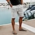 baratos Bermuda de Surf-Homens Calção Shorts de verão Shorts de praia Com Cordão Cintura elástica Impressão 3D Gráfico Estampa Geométrica Respirável Macio Curto Casual Diário Feriado Roupa de rua Havaiana Amarelo Marron