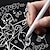 billige maling, tegning og kunstutstyr-3 stk knallhvite highlighter-penner - få skriften din til å skille seg ut!