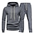 cheap Sports &amp; Outdoors-Men&#039;s 2 Piece Tracksuit Sweatsuit Athletic Long Sleeve Thermal Warm Breathable Moisture Wicking Fitness Running Jogging Sportswear Activewear Solid Colored Black White Army Green