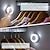 preiswerte Sensor Nachtlichter-Touch-Licht, LED-Wasserhahn-Licht, 3 Farben, verstellbares Schranklicht, tragbar, kabellos, Unterschrank-Lichter, dimmbare Lichter für Schlafzimmer, Küche, Theke, Treppe, Flur