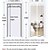 abordables Pantalla para ventana y puerta-Puerta de mosquitera magnética portátil pantalla magnética para moscas o insectos entrada para puerta corrediza garaje patio cocina sala de estar habitación con ventana dormitorio bar fácil entrada