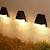 baratos Candeeiros Luzes de Exterior-Lâmpadas de parede solares externas à prova d&#039;água à prova d&#039;água alimentadas por energia solar iluminação de rua para cerca de quintal de jardim paisagem varanda escada decoração iluminação