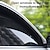 Недорогие Козырьки и защита от солнца-Дугообразная/квадратная эффективная солнцезащитная шторка для окна автомобиля, сетка для бокового окна, универсальная шторка для окна автомобиля, дышащие принадлежности для автомобилей