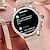 voordelige Smartwatches-696 NX19 Slimme horloge 1.3 inch(es) Smart horloge Bluetooth Stappenteller Gespreksherinnering Slaaptracker Compatibel met: Android iOS Dames Handsfree bellen Berichtherinnering Aangepaste wijzerplaat