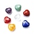 Недорогие Носимые аксессуары-целебные кристаллы, натуральный кристалл агат нефрит сердце красочный браслет из гравия гипс многоцветный кулон из необработанного камня комбинированный набор