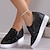 cheap Women&#039;s Sneakers-Women&#039;s White Slip-On Sneakers with Rhinestone Mesh Design - Comfortable and Stylish for Casual Wear