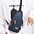 cheap Men&#039;s Bags-Men&#039;s Crossbody Bag Shoulder Bag Chest Bag Polyester Outdoor Shopping Zipper Large Capacity Waterproof Lightweight Solid Color Double gray Black Blue