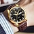 cheap Quartz Watches-New Olevs Brand Men&#039;S Belt Watch Decorative Luminous Calendar Day Display Diamond-Set Quartz Watch Waterproof Sports Fashion Men&#039;S Watches
