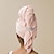 economico Gadget bagno-1pc grande asciugamano per capelli in microfibra, super assorbente, anti-crespo, asciugamano per asciugare i capelli con elastico, asciugamano per capelli ultra morbido e ad asciugatura rapida, 23x41