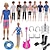 cheap Dolls Accessories-Pink Doll Clothes And Accessories, New 26-30cm  Doll Men&#039;S Accessories Clothes 30 Sets Of Spot Fast Delivery Factory Direct Delivery