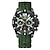 お買い得  クォーツ腕時計-poedagar 高級男性腕時計スポーツクロノグラフシリコーンストラップメンズ腕時計防水発光日付メンズクォーツ時計