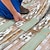 お買い得  木製スラットの壁紙-クールな壁紙 木の床の壁紙 壁壁画 剥がして貼るウォールステッカー PVC 自己接着剤 家の装飾用 壁の装飾 キッチン ベッドルーム リビングルーム 15x90cm/6インチx35.43インチ